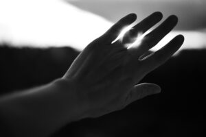 An open hand letting go, on knowing when it's time to leave a marriage