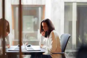 woman learning how to be more assertive