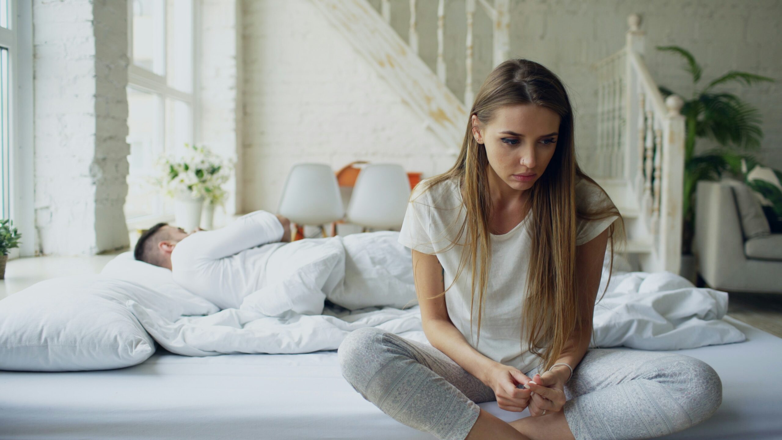 woman feeling lonely in a relationship